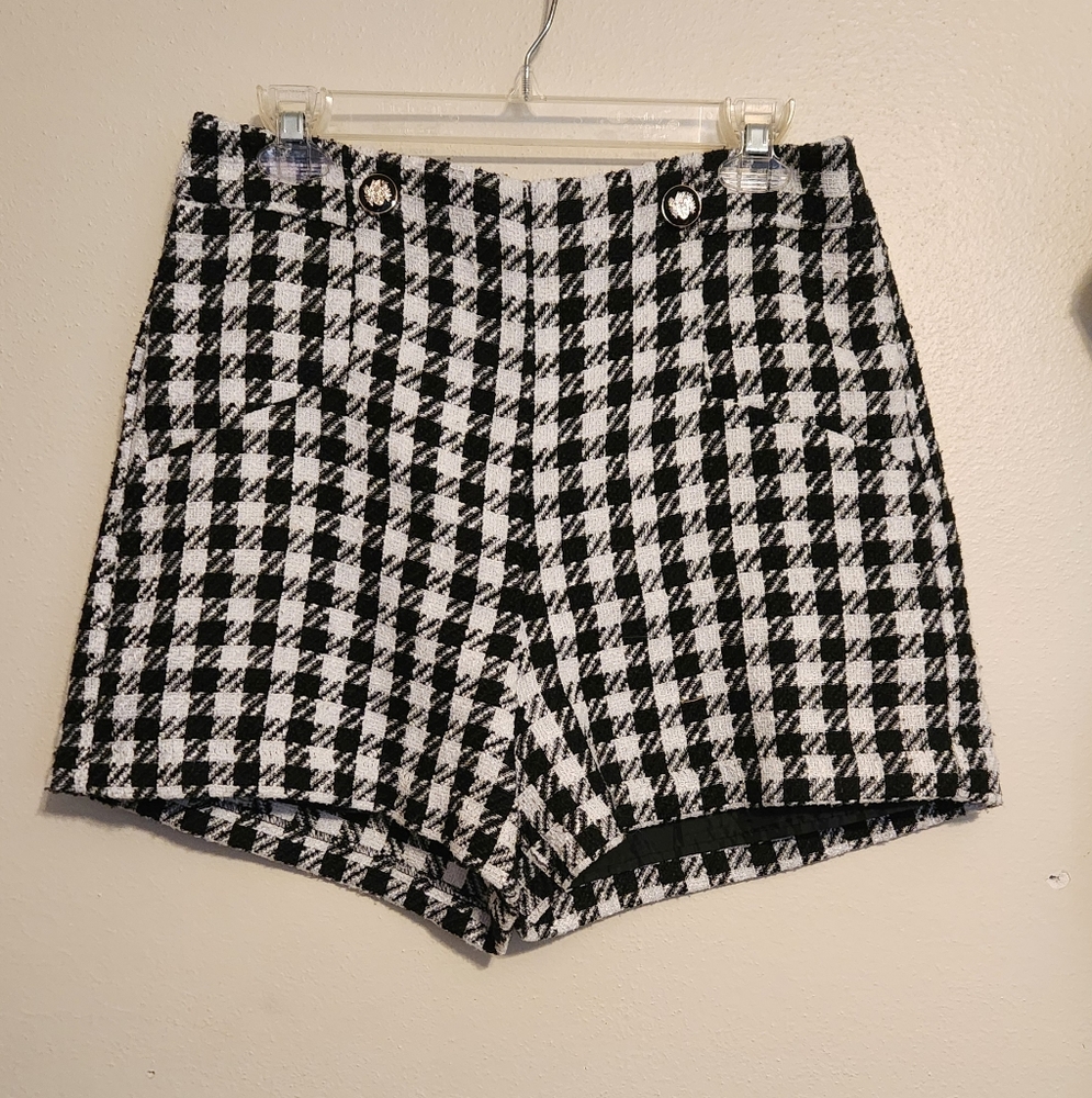 ‼️FINAL PRICE -BOGO‼️Primark High Waist Tweed Check shorts